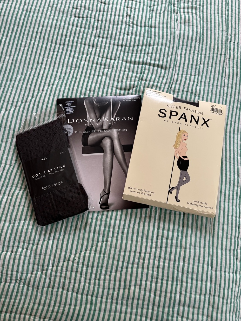 3 New Pairs of Hosiery in Medium